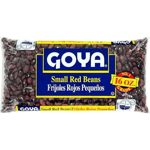 1 x Goya Small Red Beans, Dry, 1 Pound Bag