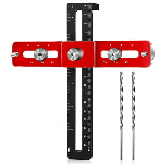 1 x Handle hole punch 2 x drill bits-Photo Color