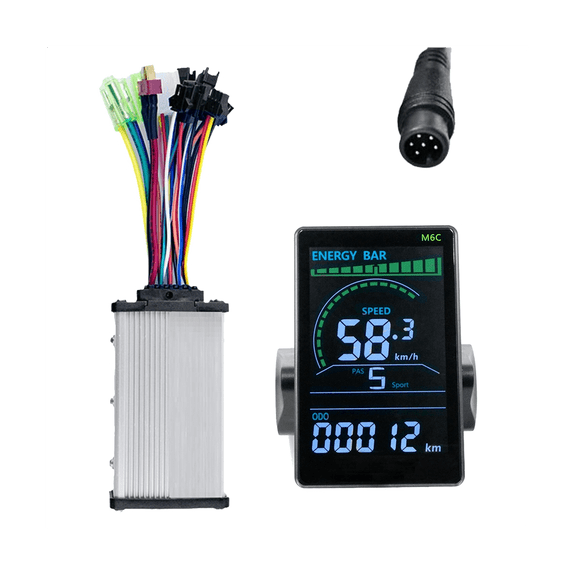 1 x LCD Display 1 x Sine Wave Controller(the appearance and color are random, don't accept the specified )-Black