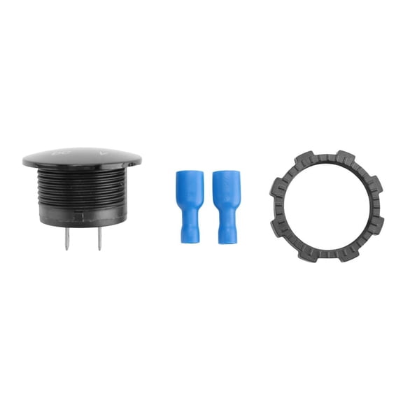 1 x LED DC voltmeter 2 x blue Isolated terminals-Blue