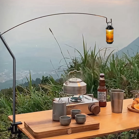 1 x Lamp Hanging Pole-Black