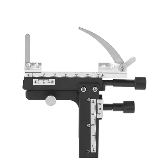 Microscope Mechanical Stage, Mechanical Stage Microscope, Professional Attachable Mechanical Stage Caliper with Scale
