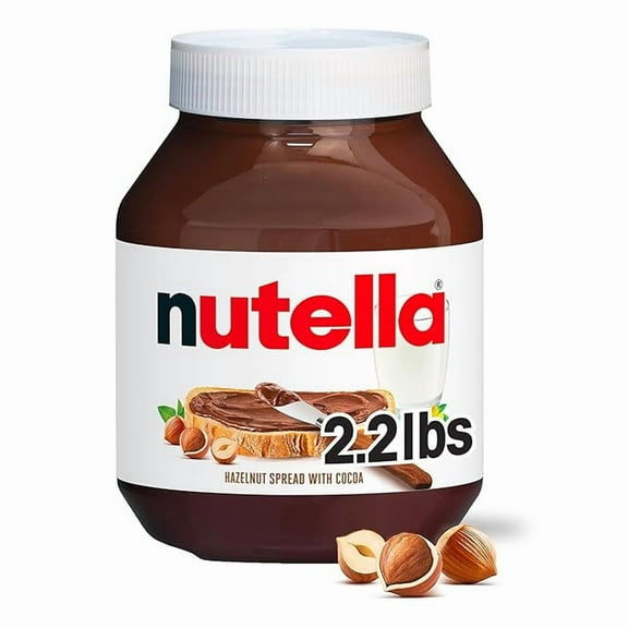 1 x Nutella Hazelnut Spread With Cocoa For Breakfast, 35.3 Oz Jar