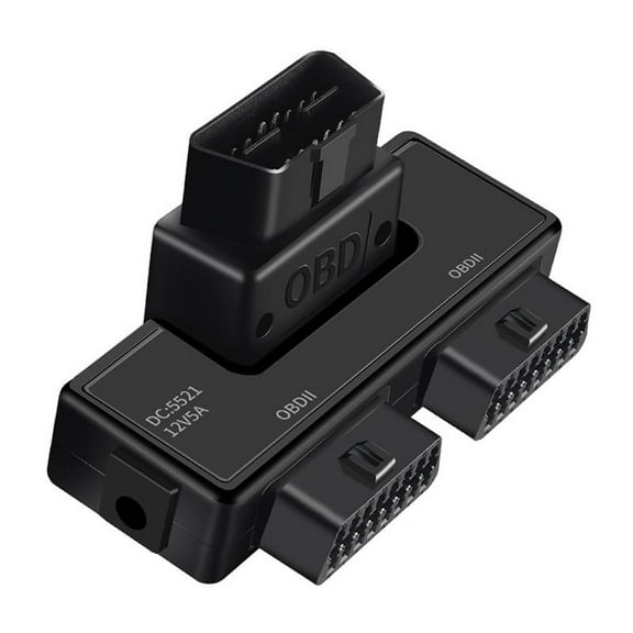 1 x OBD II OBD2 16 Pin Splitter-Black