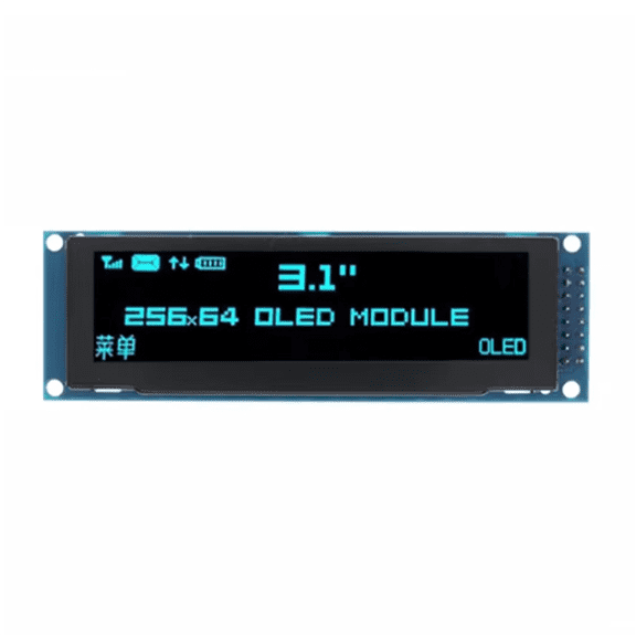 1 x OLED Display-Blue
