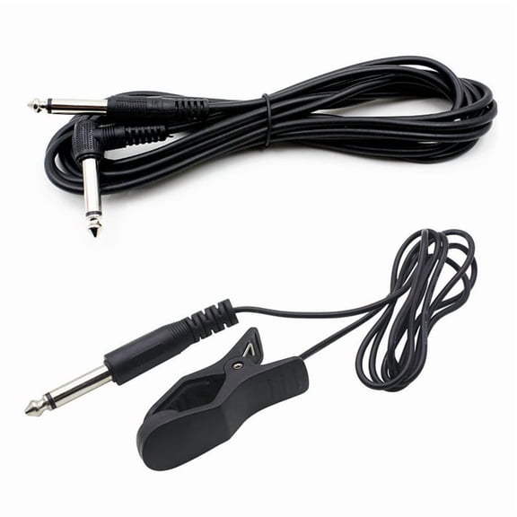 1 x Pickup clip 1 x connecting wire-Black