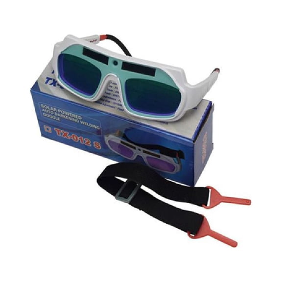 1 x Protective Eyes Goggle Welder Glasses Automatic Darkness Lens Solar Powered