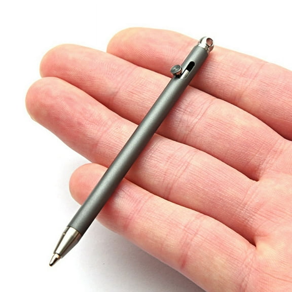 1 x Pure Titanium Mini Pen-Gray Titanium