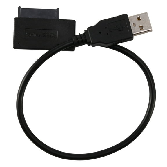 1 x SATA Laptop CD/DVD Rom Optical Drive Adapter Cable(not include Optical drive)-Black