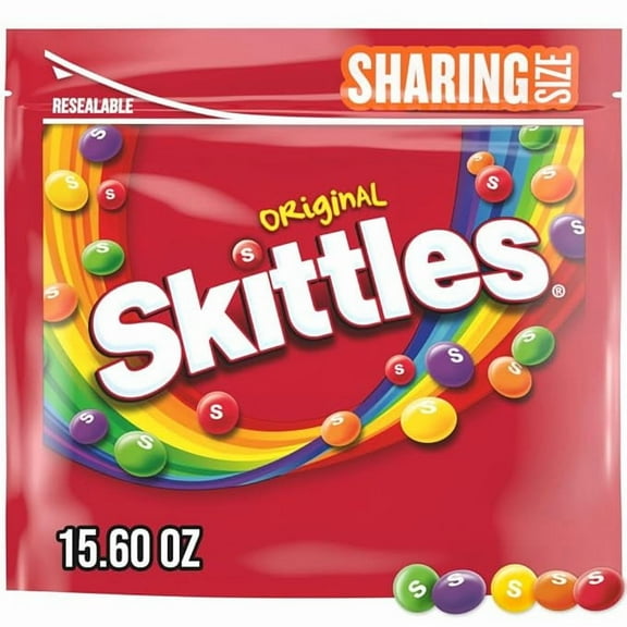 1 x SKITTLES Original Chewy Summer Candy Sharing Size, 15.6oz