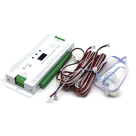 1 x Stair Light Controller 1 x Daylight sensor (30cm) 2 x PIR sensor 2 x Extension wire (5m)-As Shown