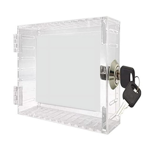 1 x Thermostat Lock Box 1 x key-Transparent
