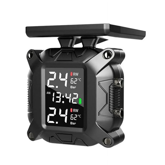 1 x Tire Pressure Monitoring System for Motorcycle-Black