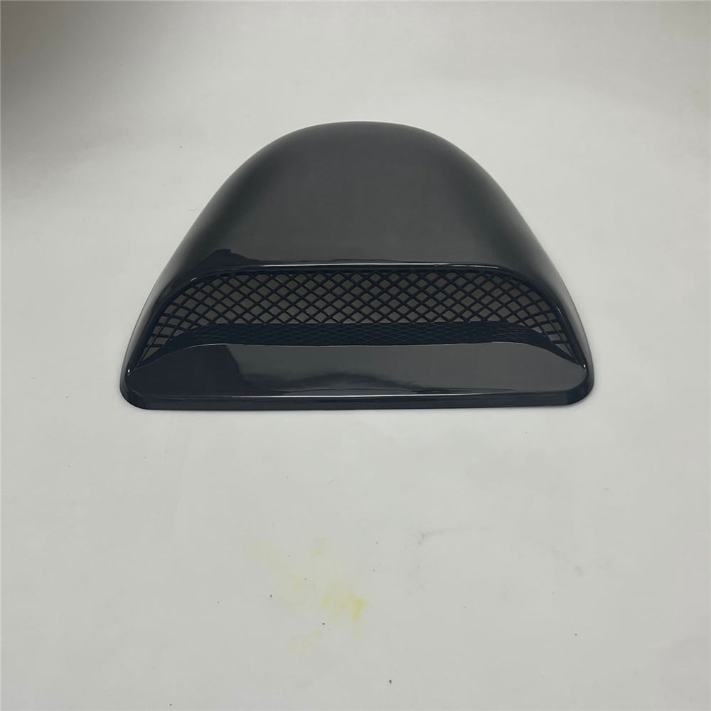 1 x Universal Car Decorative Air Flow Intake Hood Scoop Vent Bonnet Cover Black
