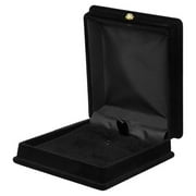1 x Velvet Necklace Chain Jewelry Display Storage Box Gift Case Holder Organizer---Black