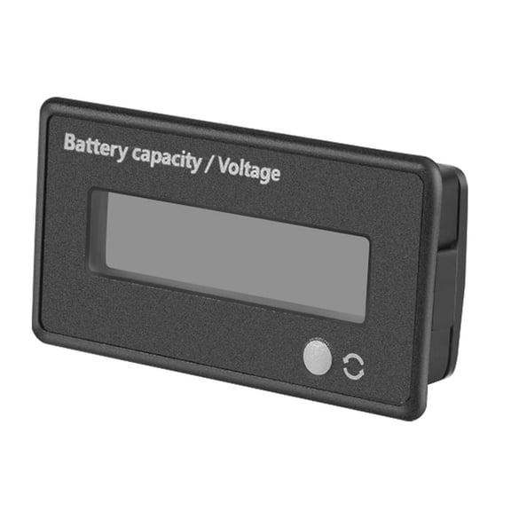 1 x battery capacity voltmeter (blue backlight) 1 x 2 needle thread (black thread and red thread)-black