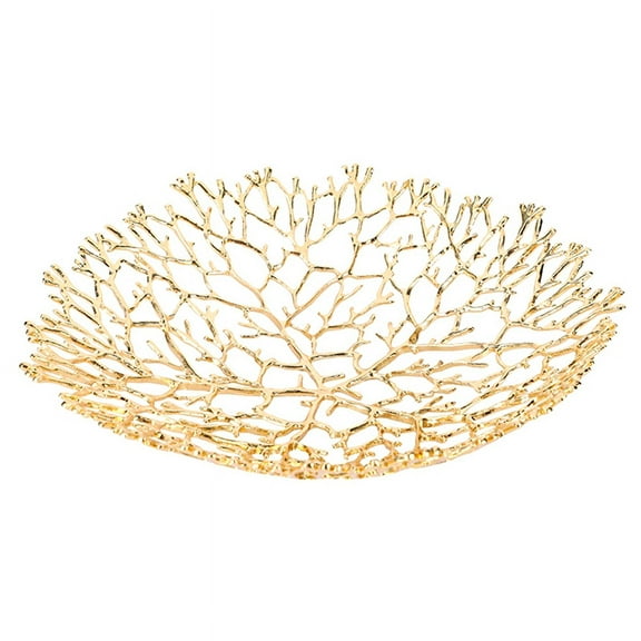 1 x fruit dish-gold