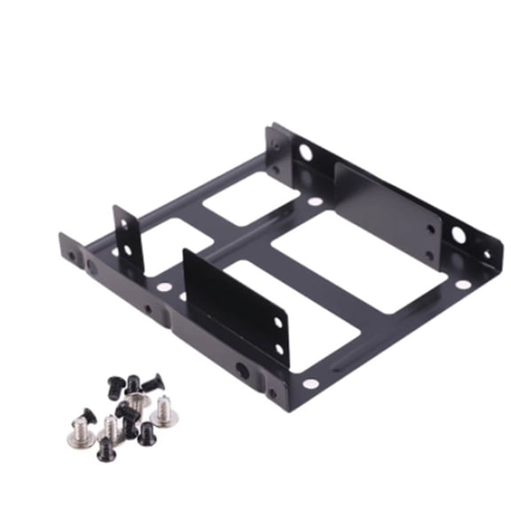 1 x hard disk bracket 1 pack x screws(Note: Random color, don't accept the specified color.)-Black