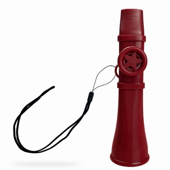 1 x kazoos for adults 1 x lanyard-Red