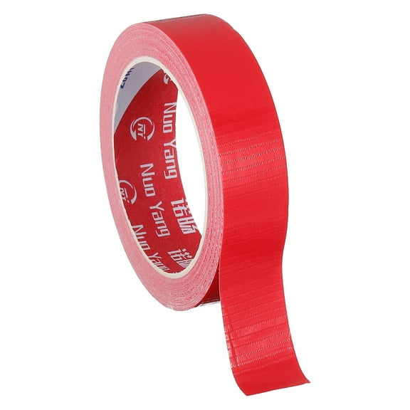 1"x0.007" Bookbinding Tape, 22 Yard Cloth Bookbinding Repair Tape Book Binding Tape Self Adhesive for Repairing Old Books, Red