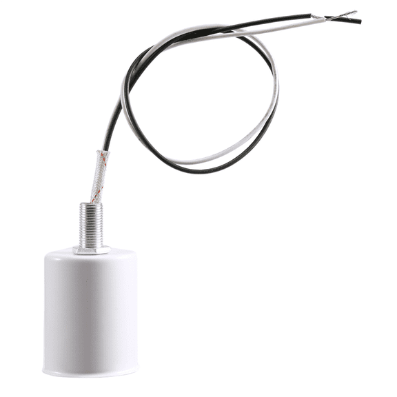 1 xE27 lamp holder-White