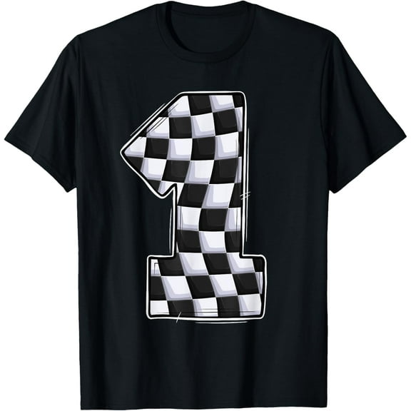 1 year old pit crew Boy one car racing 1st birthday race car T-Shirt