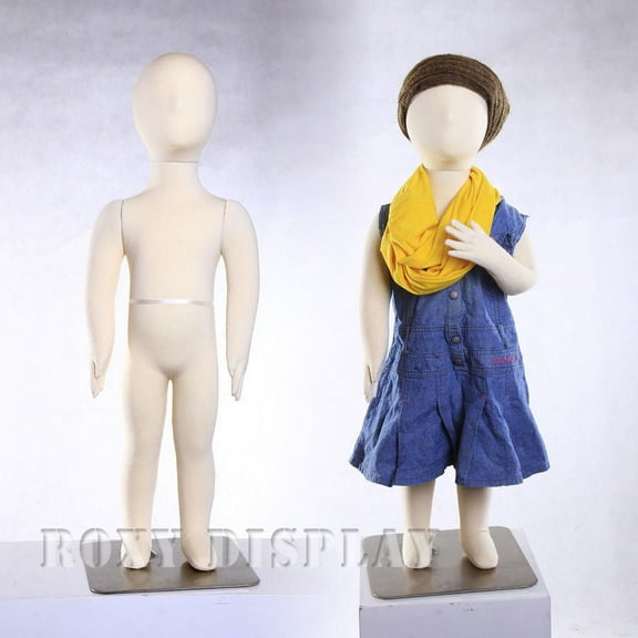 1 years Old Kid Child Mannequin Flexible Bendable Full Body Dress Form #JF-CH01T