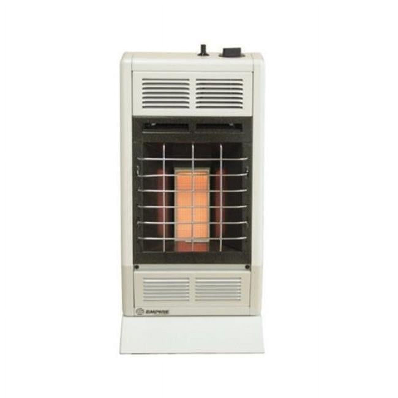 10, 000 BTU Infrared Heater with VF, Hydraulic Thermostat, White