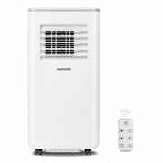 10,000 BTU Portable Air Conditioner with Remote Control. Offers Cooling, Dehumidification, Fan, Automaatic, and Sleep Modes. Floor-Standing Room Air Conditioner.