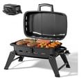 thumbnail image 1 of 10,000 BTU Portable Gas Grill, Outdoor Compact BBQ Small Propane Grill with Foldable Legs for RV, Hiking, Camping, Patio, Tailgating, 1 of 7