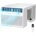 thumbnail image 1 of 10,000 BTU U-Shaped Window Air Conditioner Unit Cools up to 450 Sq.Ft.with 6 Modes 24H Timer,Ultra Quiet Window AC Units with Full Window View,Energy Saving,Easy to Install,White, 1 of 8