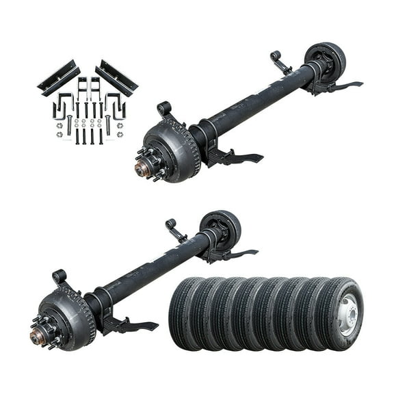 10,000 Dexter Tandem Axle TK Trailer Kit - Sprung - 20K Capacity (Original Series), 74" Hubface 47" Spring Center