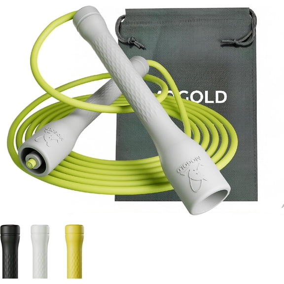 10,000-Drop Unbreakable Jump Rope, 5mm PVC Adjustable Speed Rope with Ergonomic PP Handles for Boxing, HIIT & Home Gym