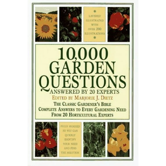 Pre-Owned 10,000 Garden Questions (Hardcover) 051712226X 9780517122266