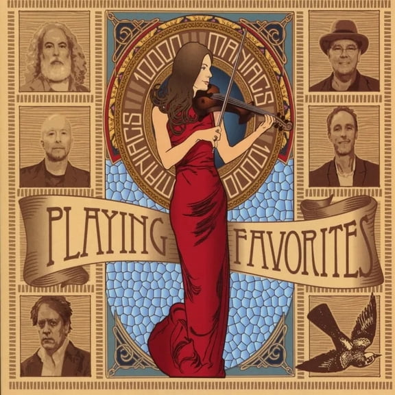 10,000 Maniacs -- Playing Favorites LP red