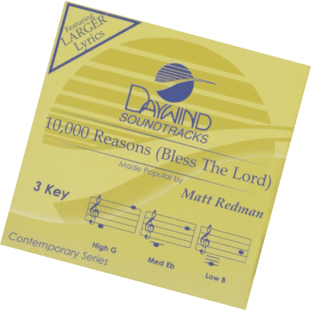 10,000 Reasons (Bless The Lord), Accompaniment Cd
