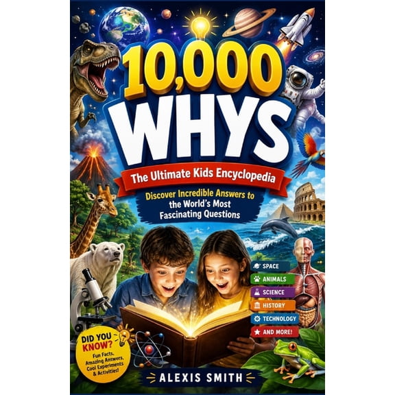 The 10,000 Whys 10,000 WHYS The Ultimate Kids Encyclopedia: Discover Incredible Answers to the World's Most Fascinating Questions, Book 1, (Paperback)
