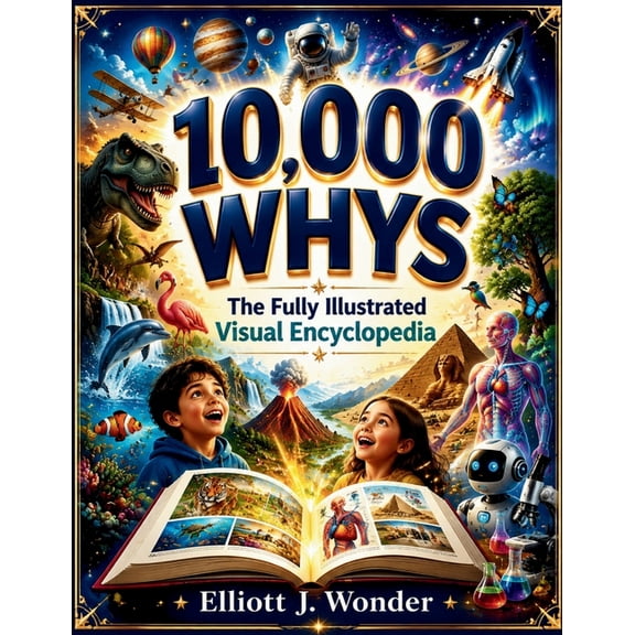 10,000 Whys: The Fully Illustrated Visual Encyclopedia, (Paperback)