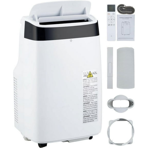 10,000BTU 450 Sq. Ft 4 Modes Portable Air Conditioner with Remote Control