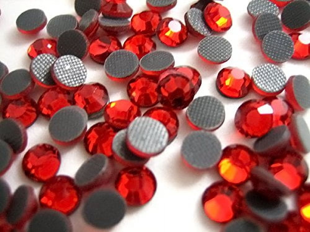 Rhinestone Red 10,000pc Bulk 3mm 10ss Red Crystal Loose Rhinestone Hot Fix from ...