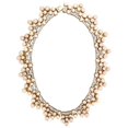 thumbnail image 1 of 10.00ct NATURAL DIAMONDS & AKOYA PEARLS 18kt NECKLACE OPERA RIVIERA, 1 of 12