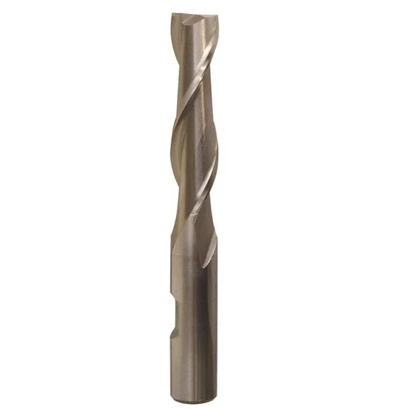 10.00mm HSS 4 Flute Single End End Mill, Qualtech, DWC10MM-4FSE