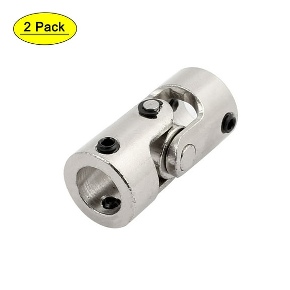 10.0mm to 10.0mm ID Rotatable Universal Steering Shaft U Joint Coupler 2pcs