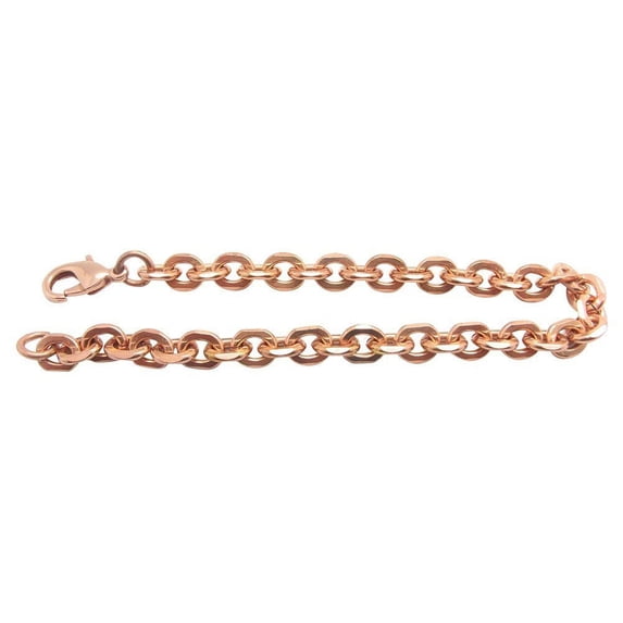 10 1/2 Inch Copper Anklet, 1/8 of an inch wide, CA671G - Made in the USA. Very thin.