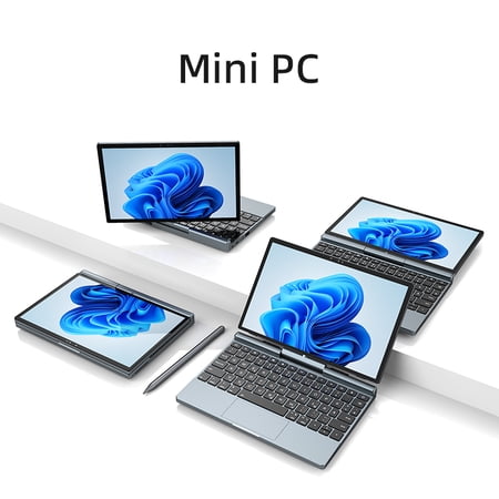 10.1" 2-in-1 Touchscreen Laptop, Intel i3-1215U, 16GB RAM 1TB SSD, Windows 11, WiFi 6, 2.43 lbs Portable Tablet