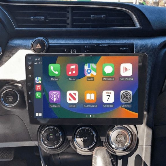 10.1" 4+64GB Android Car Stereo Radio For Scion TC 2011 2012-2016, 2 Din Head Unit with Wireless CarPlay Android Auto, AHD Backup Camera, Microphone, GPS WiFi Bluetooth