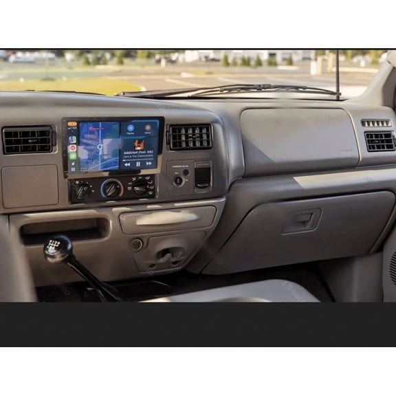 10.1" 4+64GB Car Stereo For Ford F250 F-350 Super Duty 1999-2004 with Wireless CarPlay & Android Auto. All-in-one Android 15 Head Unit with GPS, DVR, AHD Backup Camera & Steering Wheel Control