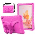 thumbnail image 1 of For 10.1" Amazon Fire HD 10 / Plus Tablet (11th Generation, 2021 Release), Shockproof Case with Rotatable Stand & Shoulder Strap, Heavy Duty Case for Fire Tablet 10 / Plus 2021,Rose, 1 of 6