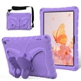 thumbnail image 1 of For 10.1" Amazon Fire HD 10 / Plus Tablet (13th Generation, 2023 Release), Shockproof Case with Rotatable Stand & Shoulder Strap, Heavy Duty Case for Fire Tablet 10 / Plus 2023,Purple, 1 of 6