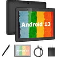 thumbnail image 1 of 10.1" Android 13 Tablet with Stylus Pen, 3GB RAM 64GB Expandable Storage Tablet, Quad-Core CPU, 5000mAh Battery, IPS HD Display Tablet, 1 of 5